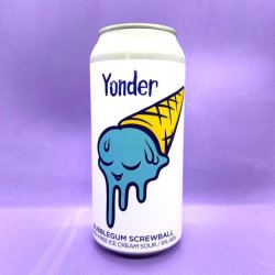 Yonder Brewing & Blending. Bubblegum Screwball [Dairy-Free Ice Cream Sour] - Alpha Bottle Shop & Tap