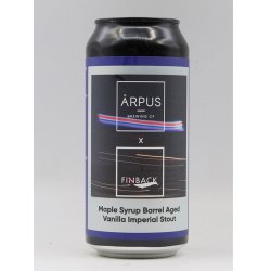 Ārpus x Finback Maple Syrup Barrel Aged Vanilla Imperial Stout - DeBierliefhebber