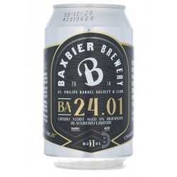 Baxbier - BA24.01 (St. Philips Barrel Society & Club) - Beerdome