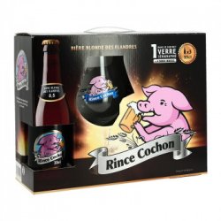 acheter coffret Rince Cochon bière blonde 3 x 33 cl + 1 Verre - Olivier, vins et compagnie