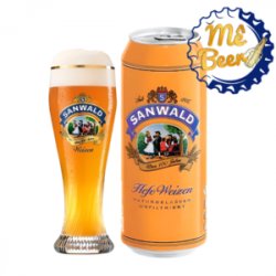 Sanwald Hefeweizen 4.9% – Lon 500ml – Thùng 24 Lon - BIA NHẬP ĐÀ NẴNG