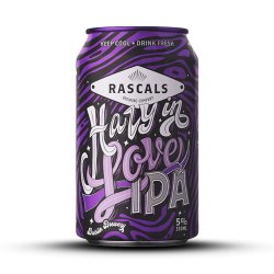 Rascals- Hazy In Love IPA 5% ABV 330ml Can - Martins Off Licence