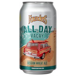 Founders All Day Vacay Can - Beers of Europe