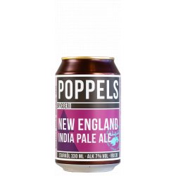 Poppels - Bryggeri New England IPA 7% ABV 330ml Can - Martins Off Licence