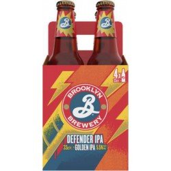 BROOKLYN DEFENDER IPA 5.5% 33cl (pack de 4) - Selfdrinks