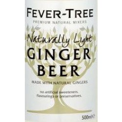 Fever Tree Naturally Light Ginger Beer 16 oz. - Outback Liquors