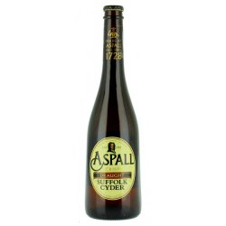 Aspalls Draught Suffolk Cider - Beers of Europe