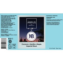 Ārpus x Nerdbrewing Coconut x Vanilla x Maple Imperial Stout - Ārpus Brewing