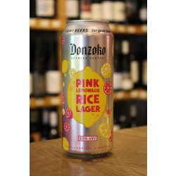 DONZOKO PINK LEMONADE RICE LAGER - Cork & Cask