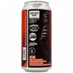 Northern Monk – PATRONS PROJECT 31.06 SMUG  GARAGE PROJECT  THE REINCARNATION  DIPA - Rebel Beer Cans