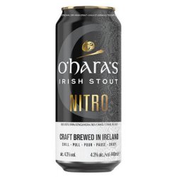 Carlow O'Hara's Nitro Irish Stout Can - Beers of Europe