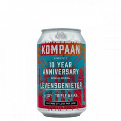 KOMPAAN – Levensgenieter – 10 Year Anniversary Special - Rebel Beer Cans