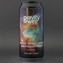 Gravity Well Brewing Co Apogee: Mango, Apple & Passion Fruit