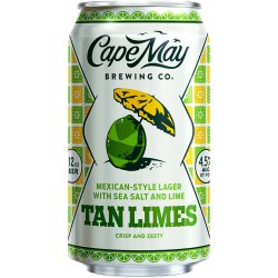 Cape May Brewing Company Tan Limes Mexican Lager 6 pack 12 oz. Can - Kelly’s Liquor