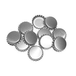 Crown Caps for Beer Bottles - Silver - 40 Pack - Brewbitz Homebrew Shop