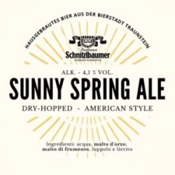 Privatbrauerei Schnitzlbaumer Sunny Spring Ale