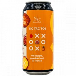 ODU Brewery  TIC TAC TOE Pineapple, Passion Fruit & Lychee - Rebel Beer Cans