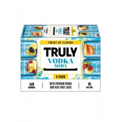 TRULY VODKA SELTZER VARITTY 12oz 8PK CANS - Schaefer’s