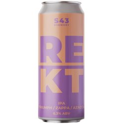 S43 REKT IPA 440ml (6.3%) - Indiebeer