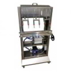 LLENADORA INOX SEMIAUTOMÁTICA ALTA PARA BOTELLAS, DE 6 CAÑOS Y LLENADO POR GRAVEDAD... - Tienda INVIA