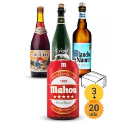 Mahou 5 Estrellas + Momento Gourmet Belga - Escerveza