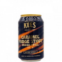 KEES – Caramel Fudge Stout Moscatel 2022 - Rebel Beer Cans