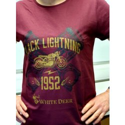 9 White Deer Black Lightning T-Shirt - 9 White Deer