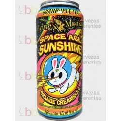 Flying Monkeys Space Age Sunshine Orange Creamsicle - Quadruple IPA - 47,3 cl - Cervezas Diferentes