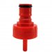 Red Ball Lock Plastic Carbonation Cap Red Ball Lock Plastic Carbonation Cap