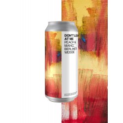 Boundary DON'T LOOK AT ME Peach & Mango Berliner Weisse (4-pack) 5% - Boundary Brewing