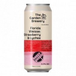 The Garden The Garden  Hoppy People - Florida Weisse: Strawberry & Lychee - 6.3% - 44cl - Can - La Mise en Bière