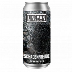 Lineman- Schadenfreude Schwarzbier 5% ABV 440ml Can - Martins Off Licence