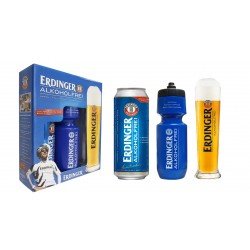 Kit Erdinger Alkoholfrei - 1Lata 500ml+1copo500ml+1squeeze - Confraria  Paulistânia