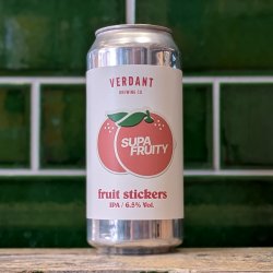 Verdant Brewing Co Fruit Stickers