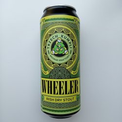 Trzech Kumpli Wheeler Irish Dry Stout - 500ml - 4,1% - GUN Speciaalbieren