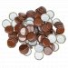 Crown Caps Bottle Top x 100 Brown Crown Caps Bottle Top x 100 Brown