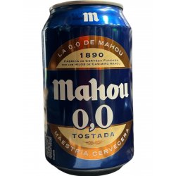 MAHOU ZERO TOSTADA 0.0 LATA - Mas Que Cervezas