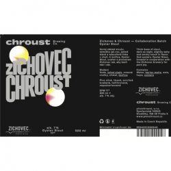 Chroust Chroust & Zichovec Oyster Stout Chroust Chroust & Zichovec Oyster Stout