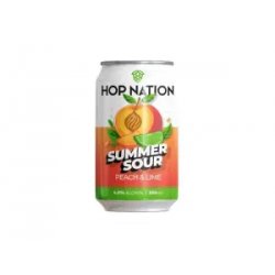 Hop Nation Brewing Co Summer Sour Peach & Lime Hop Nation Brewing Co Summer Sour Peach & Lime