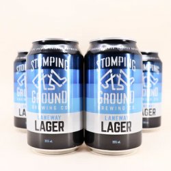 Stomping Ground Laneway Lager Can 355ml 4 Pack - Beermash