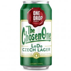 One Drop Brewing The Chosen One Lager 440mL - The Hamilton Beer & Wine Co