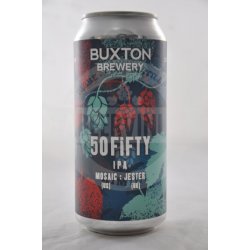 Buxton 50 Fifty (US:UK) Mosaic Jester lattina 44cl - AbeerVinum