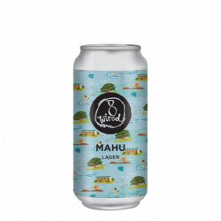 8 Wired Mahu Lager 440mL - The Hamilton Beer & Wine Co