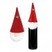 SANTA WICHTEL MÜTZE für Flasche 