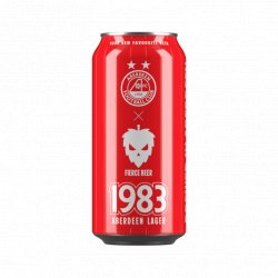 Fierce Beer 1983 Lager (Aberdeen FC Collab) Fierce Beer 1983 Lager (Aberdeen FC Collab)
