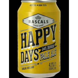 Rascals Happy Days Session Pale Ale 33cl - Molloys