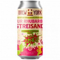 Brew York - Rhubarbra Streisand Sour - Left Field Beer