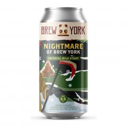 Brew York, Nightmare of Brew York 2023, Stollen Imperial Milk Stout, 8.5%, 440ml - The Epicurean