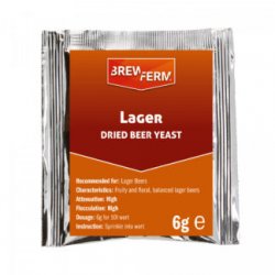 Levedura Brewferm Lager 6g - Cerveja Artesanal