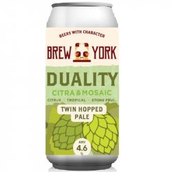 BREW YORK BREWERY Duality: Citra & Mosaic 4.6% - Beer Paradise